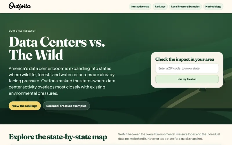 Data Centers vs. The Wild, Outforia